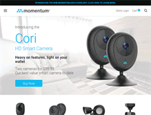 Tablet Screenshot of momentumcam.com